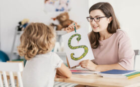 A,Child,With,Development,Problems,With,A,Professional,Speech,Therapist