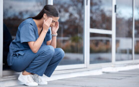 Anxiety,,Doctor,Or,A,Woman,With,A,Headache,From,Healthcare,