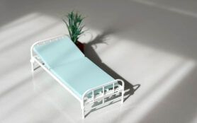 Reclining,Bed,Accessories,On,The,White,Floor