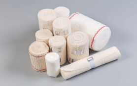 Set,Of,The,Modern,Woven,Elastic,Medical,Bandages,Different,Sizes